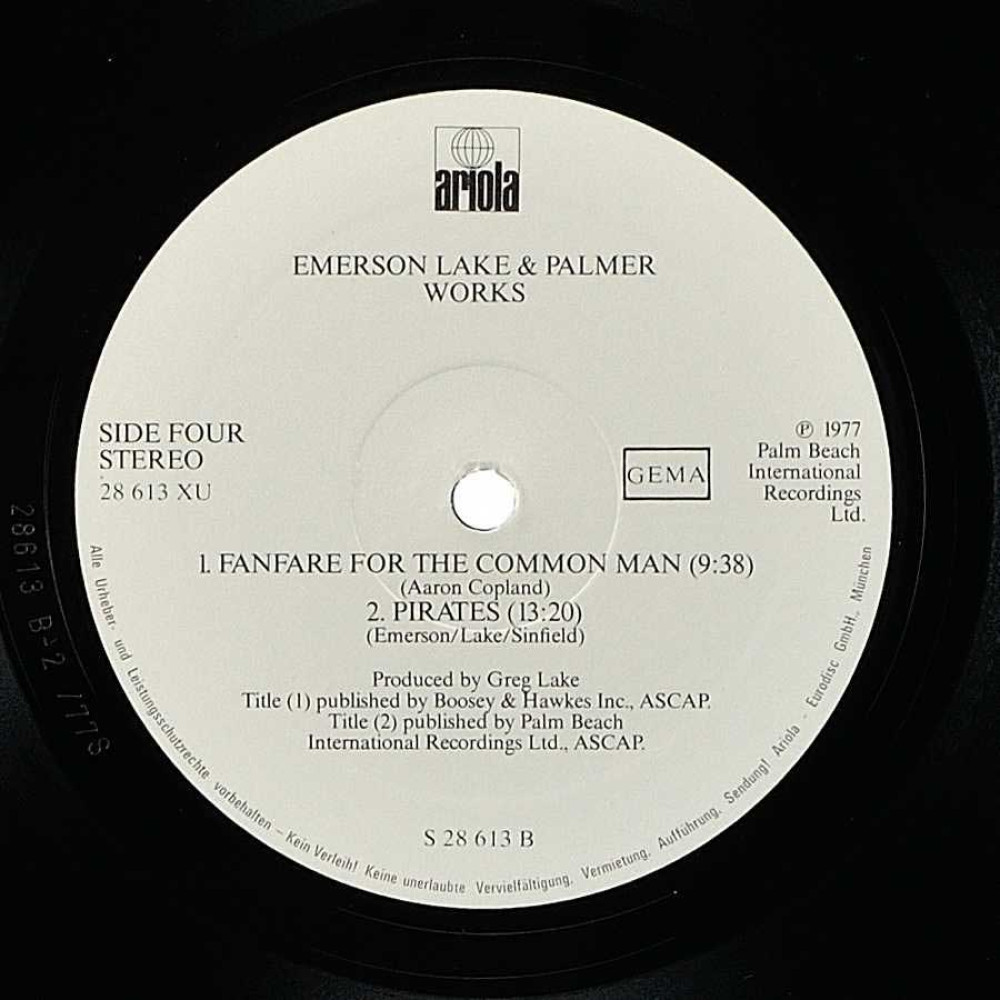 Emerson - Lake & Palmer - Works (1St Press) (2LP)