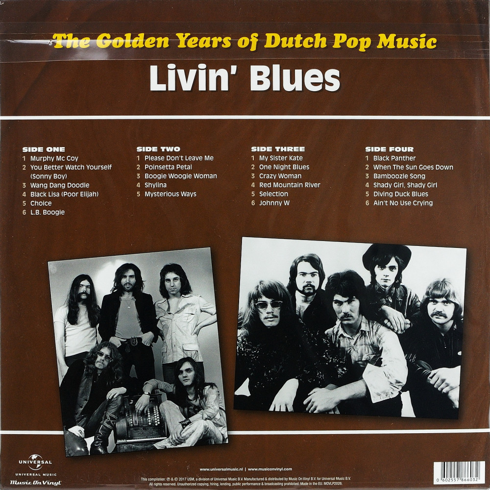 Livin' Blues ‎– The Golden Years Of Dutch Pop Music (A&B Sides And More) (2LP)