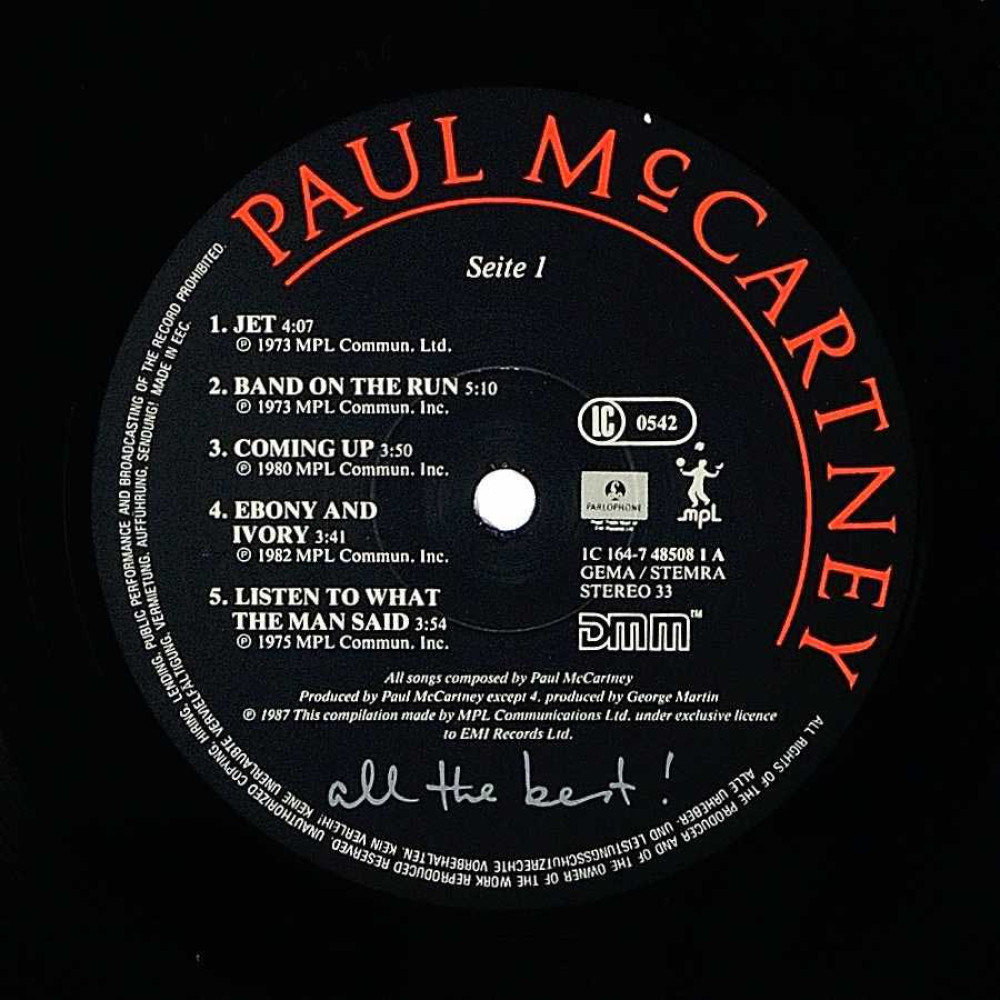 Paul Mccartney - All The Best! (2 LP)