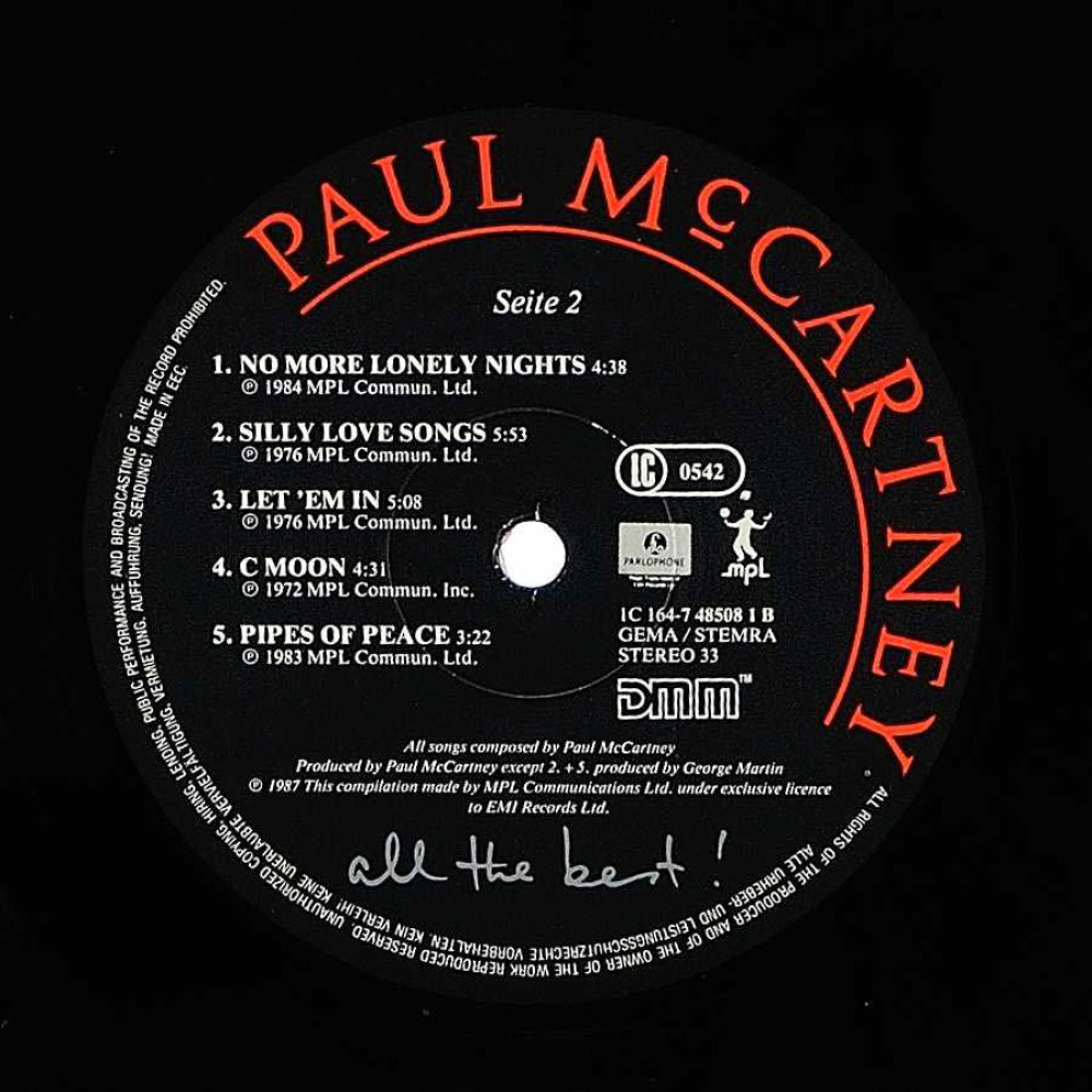 Paul Mccartney - All The Best! (2 LP)