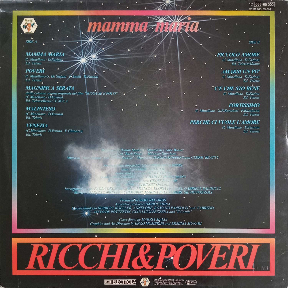 Ricchi E Poveri - Mamma Maria (LP)