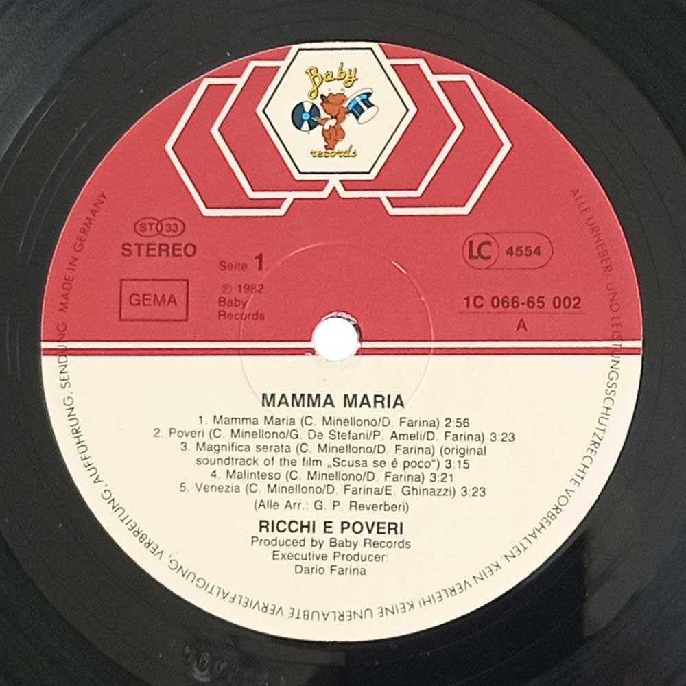 Ricchi E Poveri - Mamma Maria (LP)