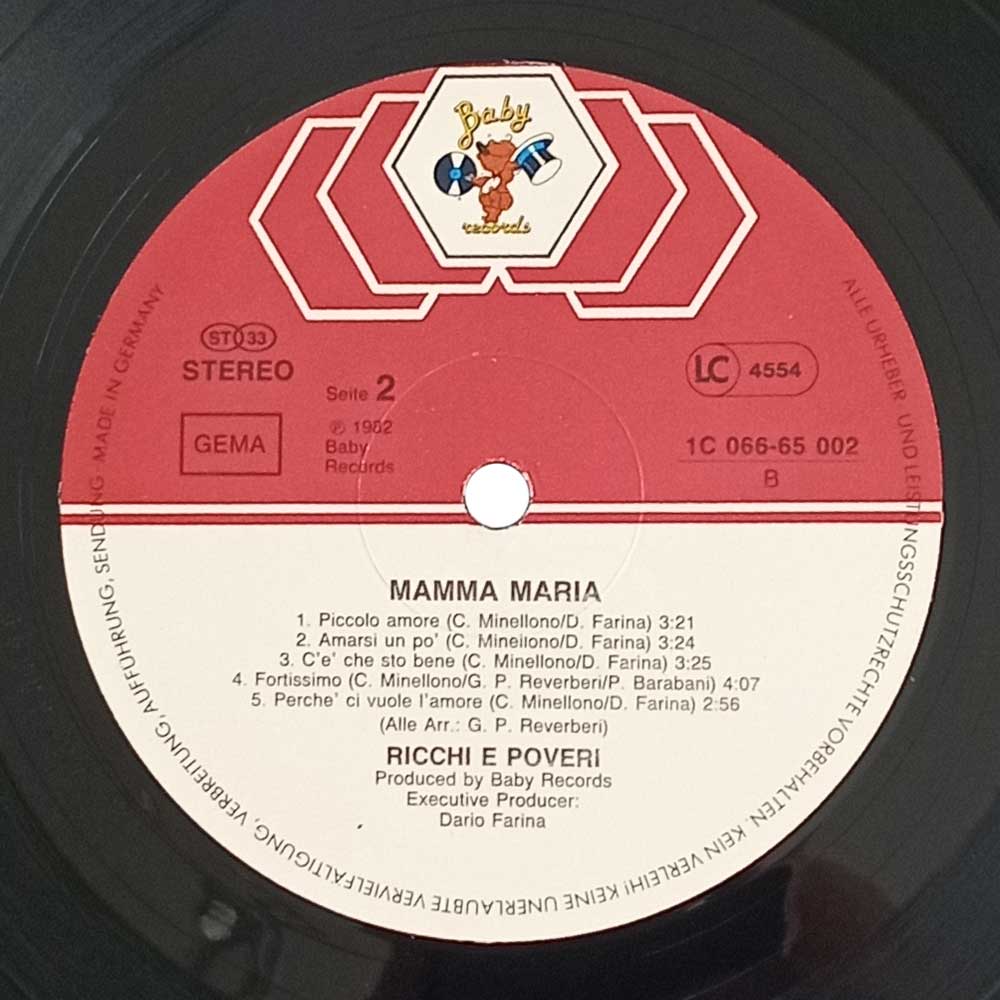 Ricchi E Poveri - Mamma Maria (LP)
