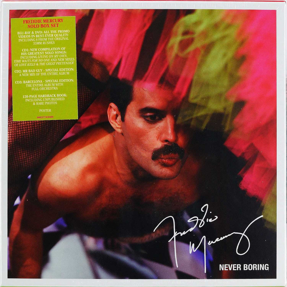 Freddie Mercury - Never Boring (Limited Deluxe Box Set) (3 CD + Blu-Ray + DVD)
