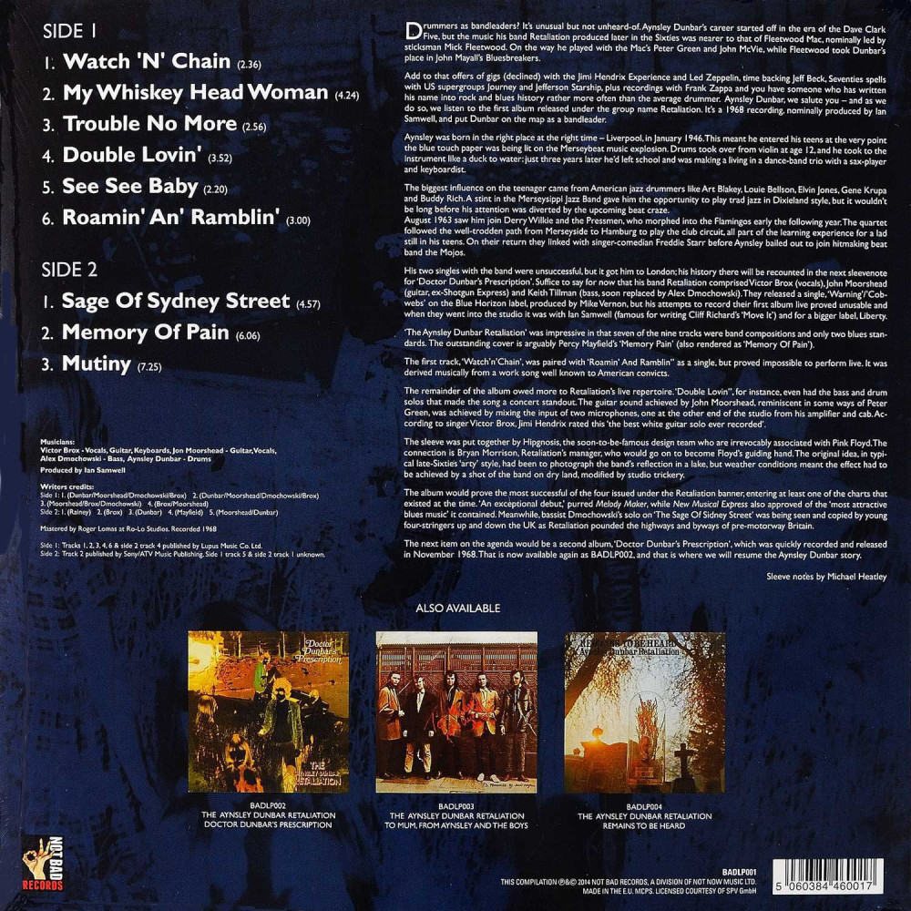 Aynsley Dunbar Retaliation - The Aynsley Dunbar Retaliation (LP)