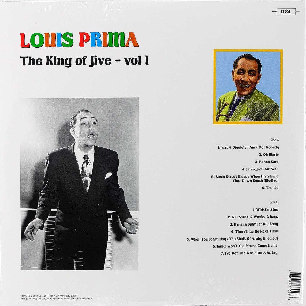 Louis Prima - The King Of Jive Vol.1 (LP)