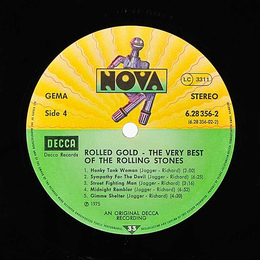 The Rolling Stones - Rolled Gold (The Very Best Of The Rolling Stones) (G/f) (2LP) The Rolling Stones - Rolled Gold (The Very Best Of The Rolling Stones) (G/f) (2LP)
