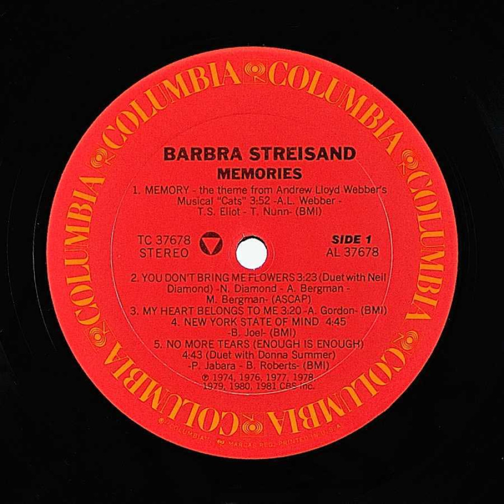Barbra Streisand - Memories (Ins.) (USA) (LP)
