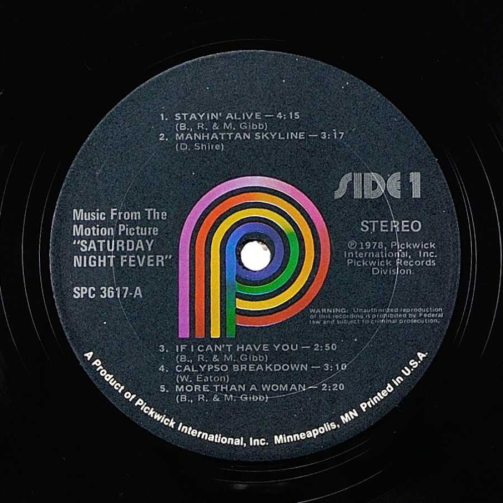 Various - Saturday Night Fever (Not The Original Soundtrack) (USA) (LP)