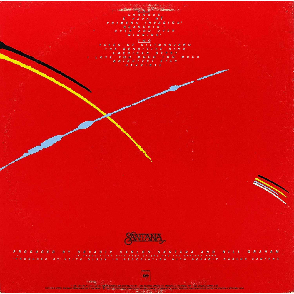 Santana - Zebop! (Ins.) (LP)