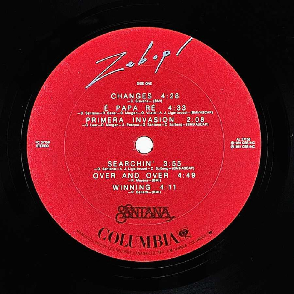 Santana - Zebop! (Ins.) (LP)