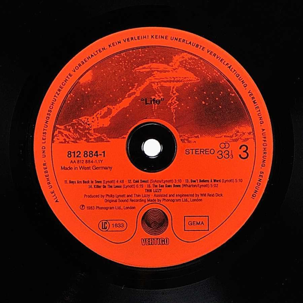 Thin Lizzy - Life - Live (1St Press) (G/f) (2LP)