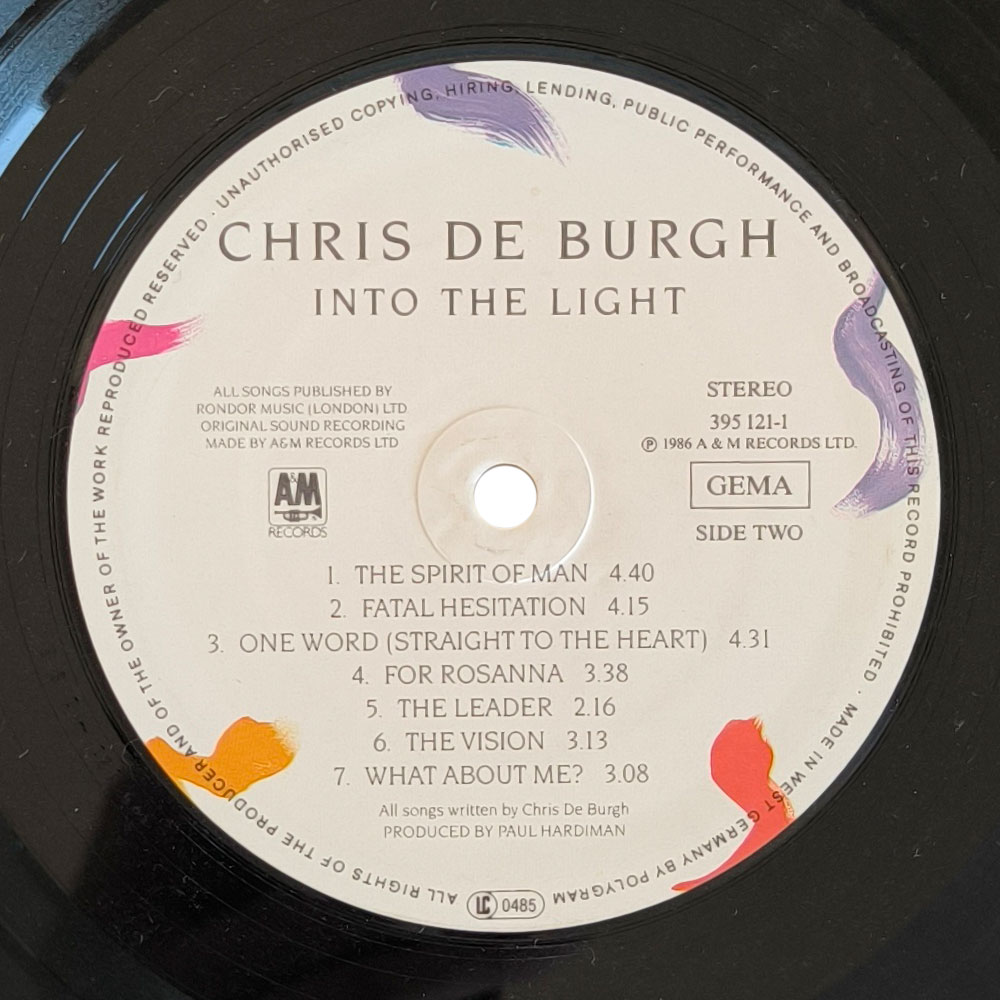 Chris de Burgh - Into The Light (LP)