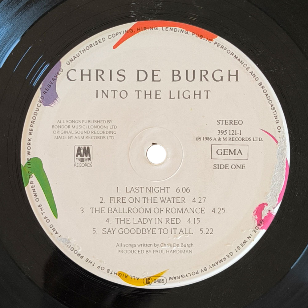 Chris de Burgh - Into The Light (LP)