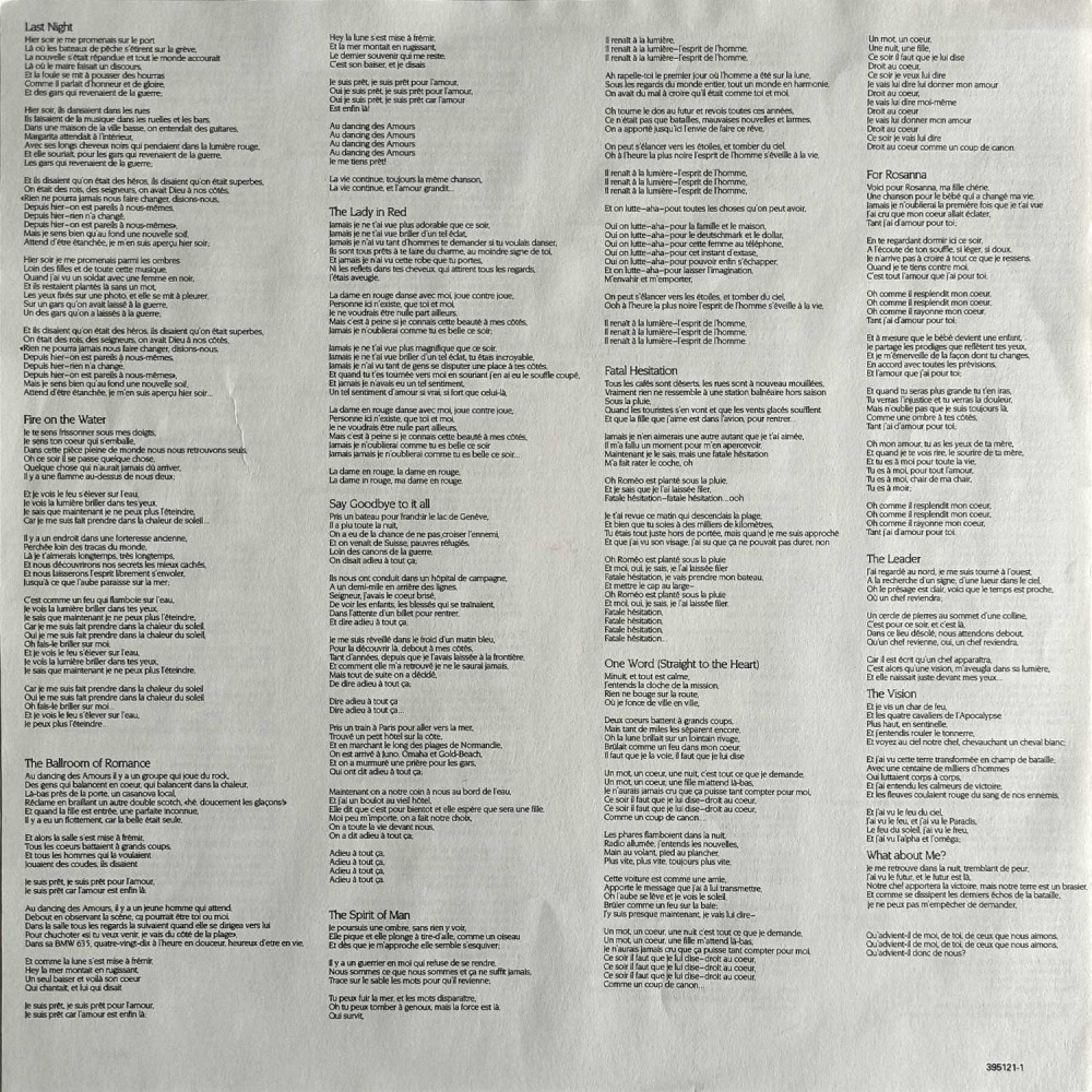 Chris de Burgh - Into The Light (LP)