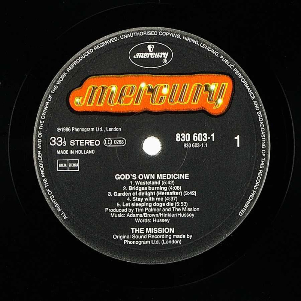 The Mission - God`s Own Medicine (LP)