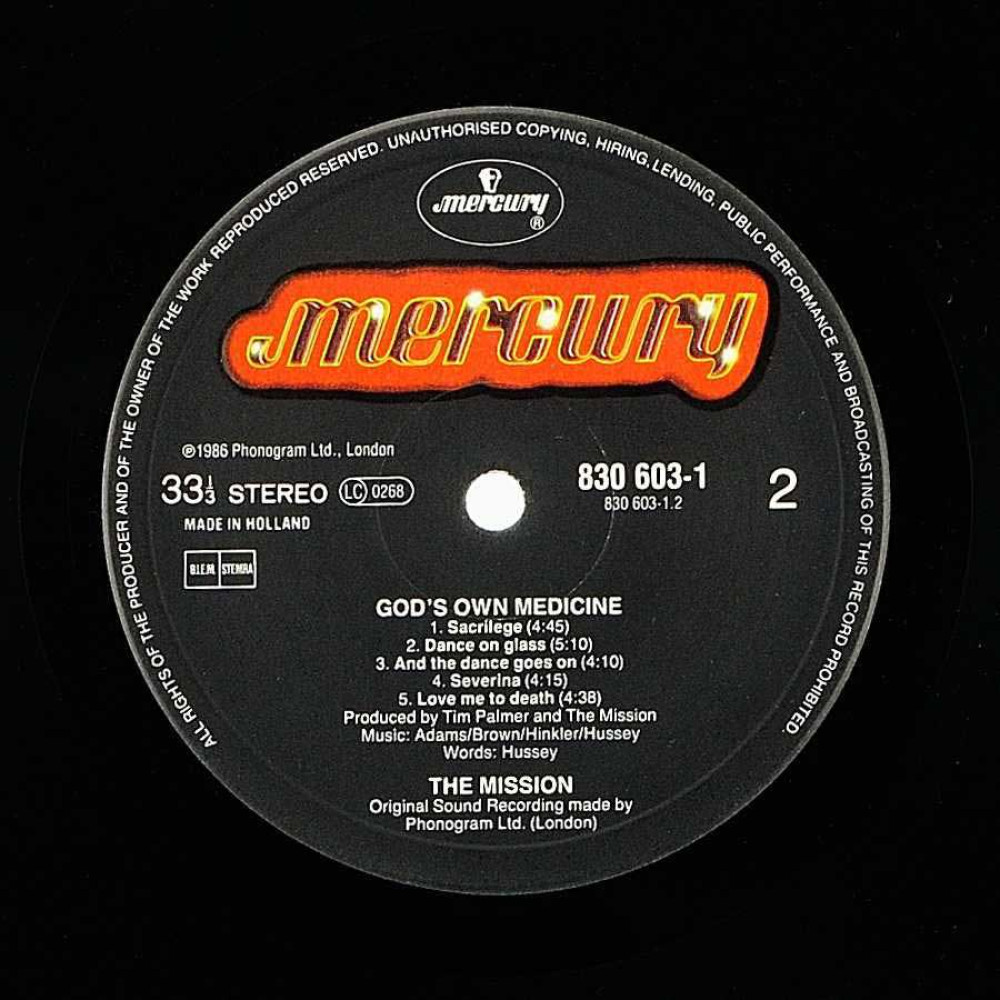 The Mission - God`s Own Medicine (LP)