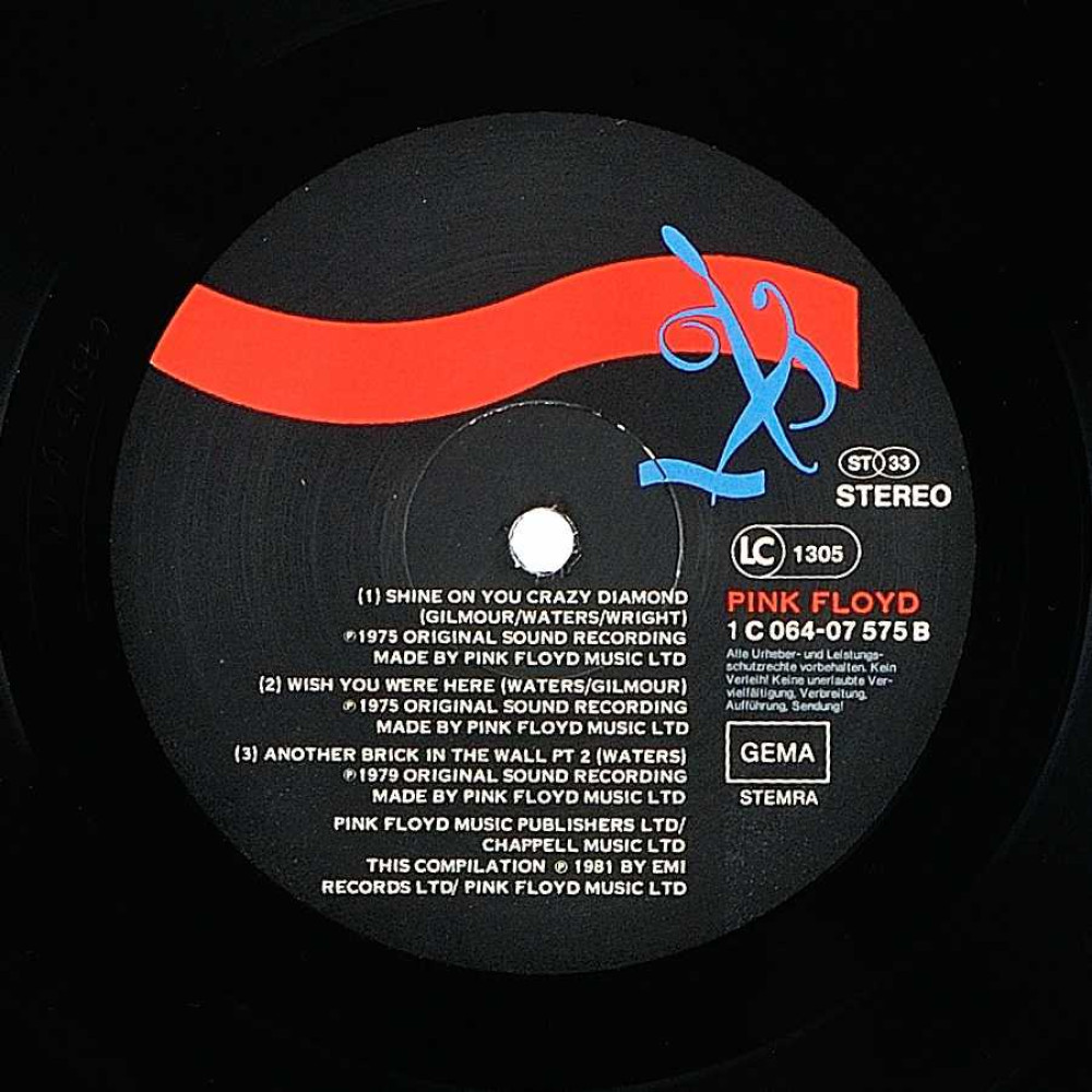 Pink Floyd - A Collection Of Great Dance Songs (1St Press) (LP)