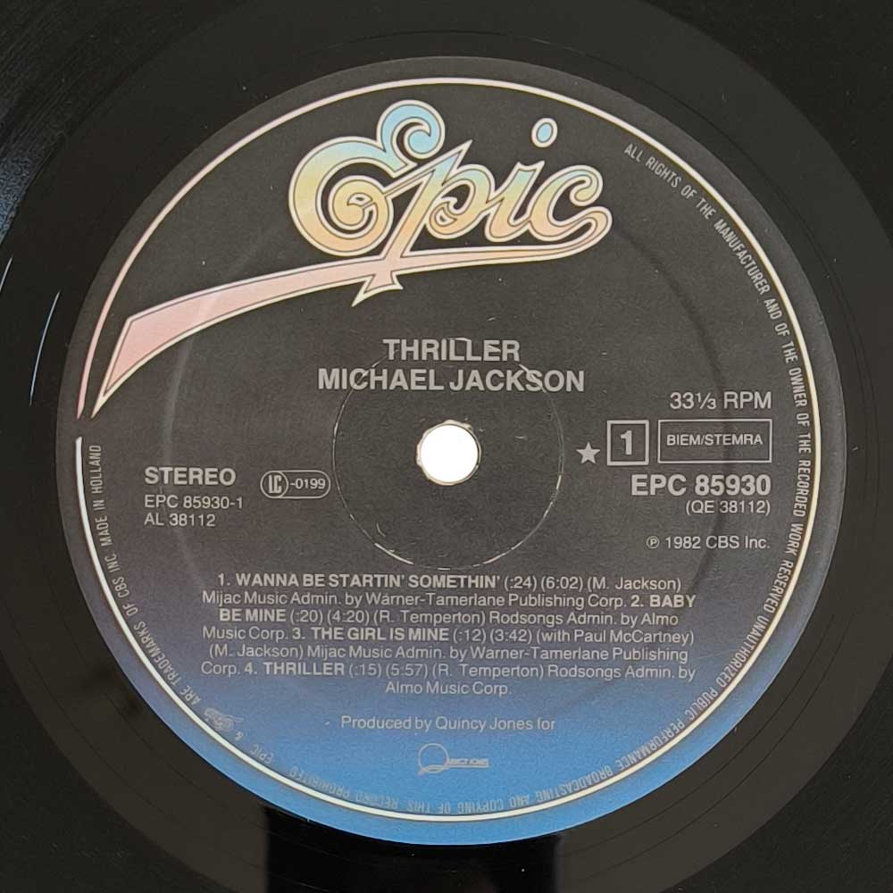 Michael Jackson - Thriller (1St Press) (LP)