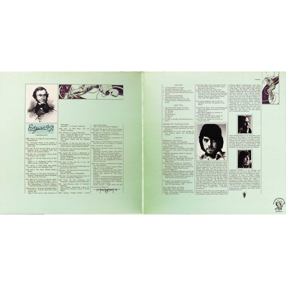 The Alan Parsons Project - Tales Of Mystery And Imagination - Edgar Alan Poe | 1St Press (LP)
