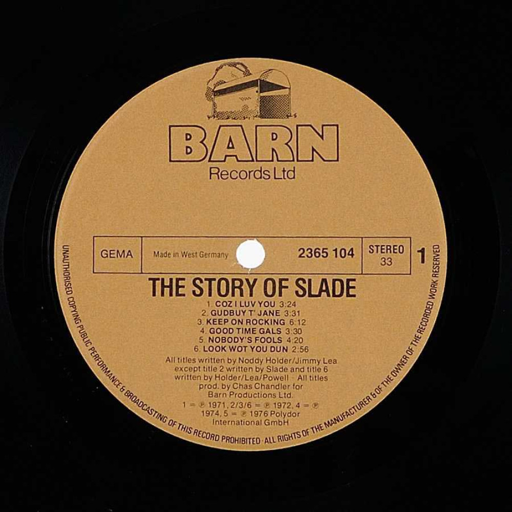 Slade - The Story Of Slade (G/F) (2 LP)