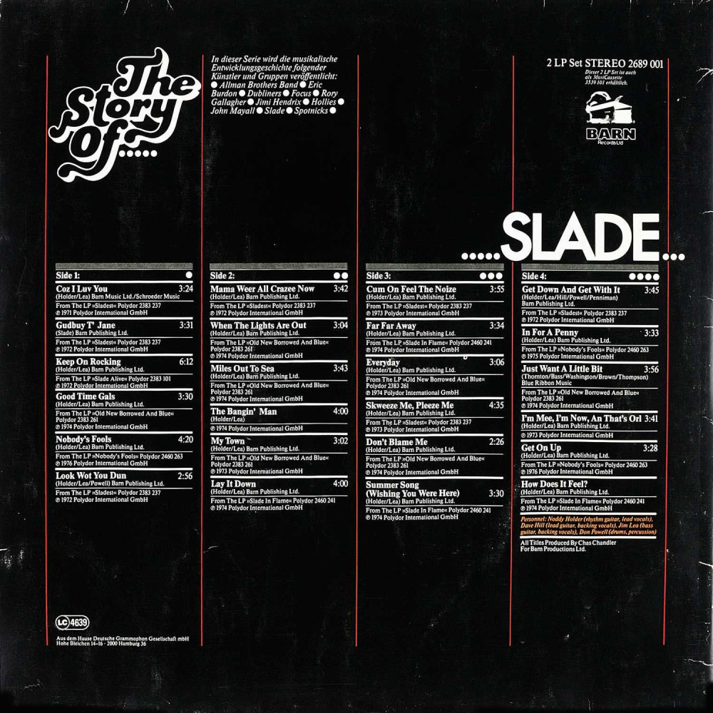 Slade - The Story Of Slade (G/F) (2 LP)