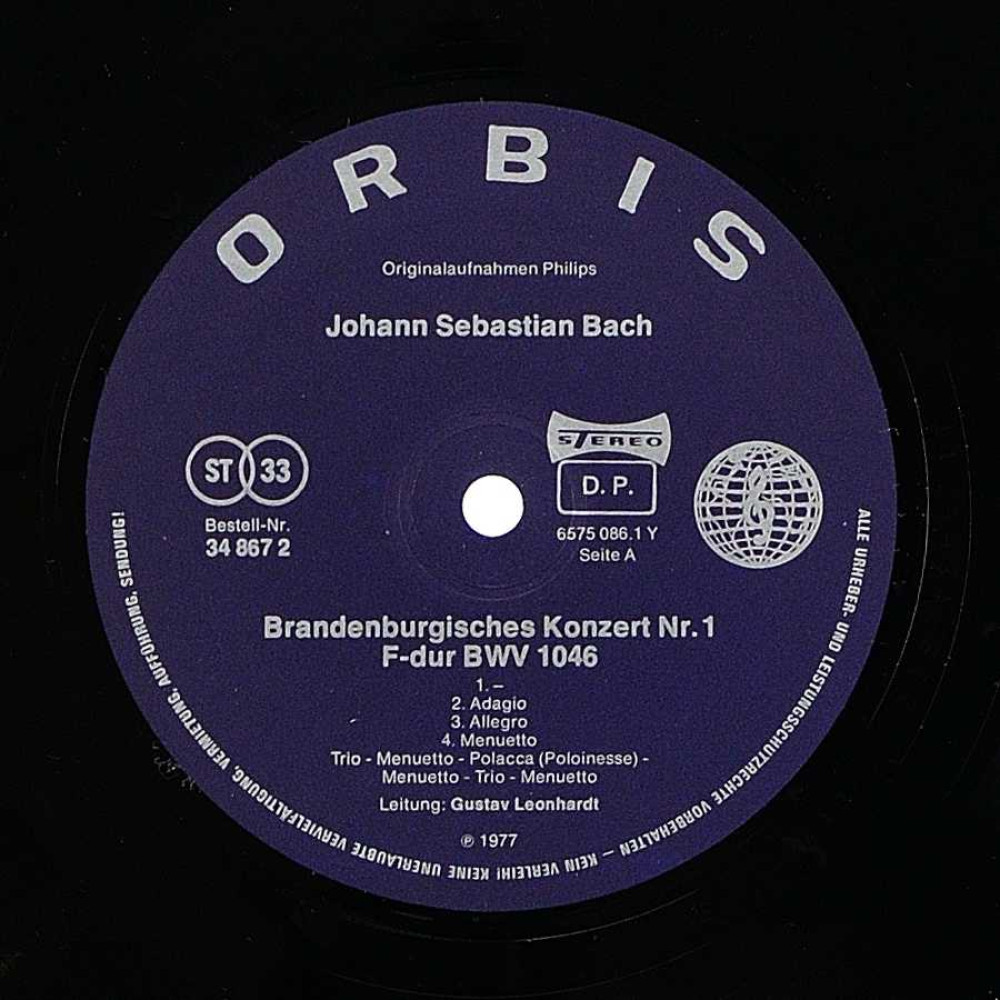 Gustav Leonhardt, Frans Brüggen, Anner Bylsma, Lucy Van Dael, Paul Dombrecht, Sigiswald Kuijken, Wieland Kuijken, Claude Rippas – Brandenburgische Konzerte Nr. 1-6 (G/F) (2 LP)