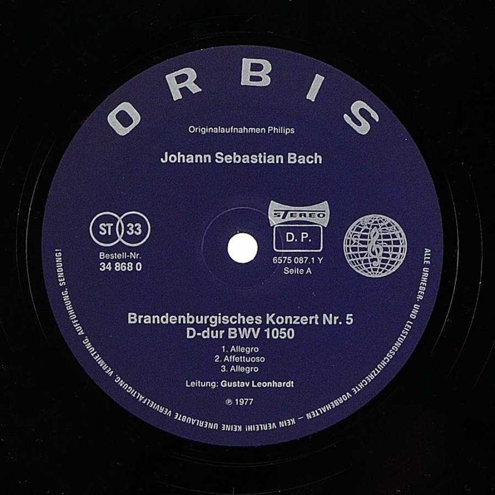 Gustav Leonhardt, Frans Brüggen, Anner Bylsma, Lucy Van Dael, Paul Dombrecht, Sigiswald Kuijken, Wieland Kuijken, Claude Rippas – Brandenburgische Konzerte Nr. 1-6 (G/F) (2 LP)