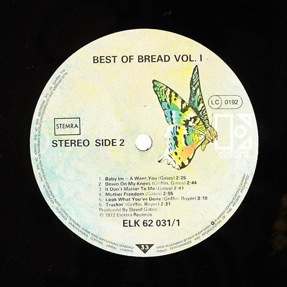 Bread - The Best Of Bread Volume I & II (G/F) (2 LP)