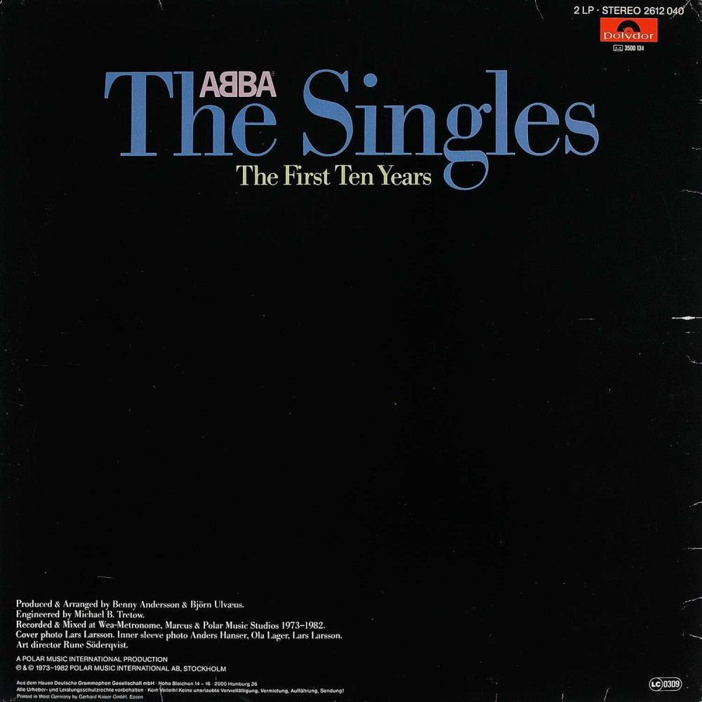 ABBA - The Singles The First Ten Years (G/F) (2LP)