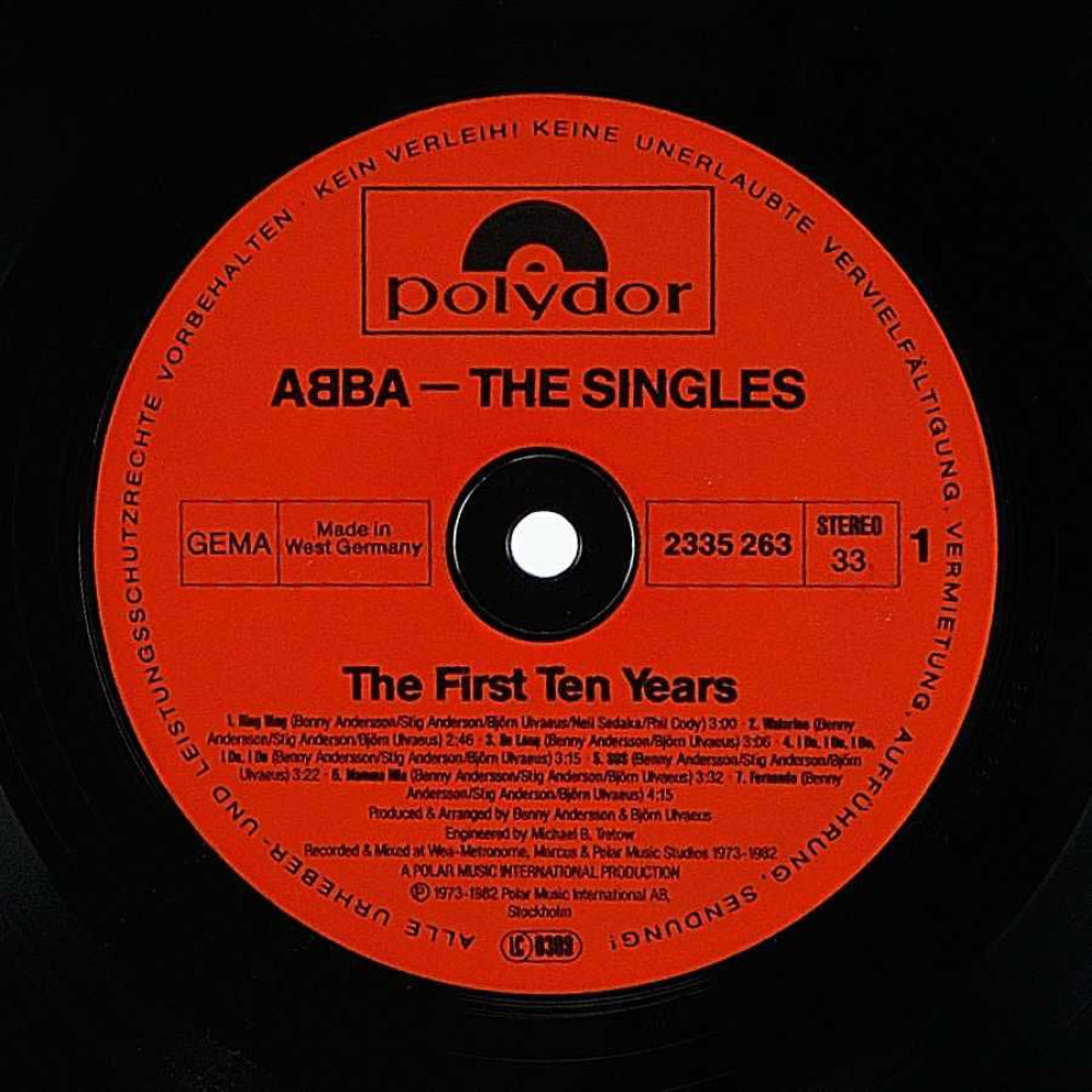 ABBA - The Singles The First Ten Years (G/F) (2LP)