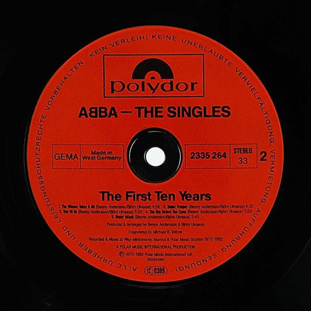 ABBA - The Singles The First Ten Years (G/F) (2LP)