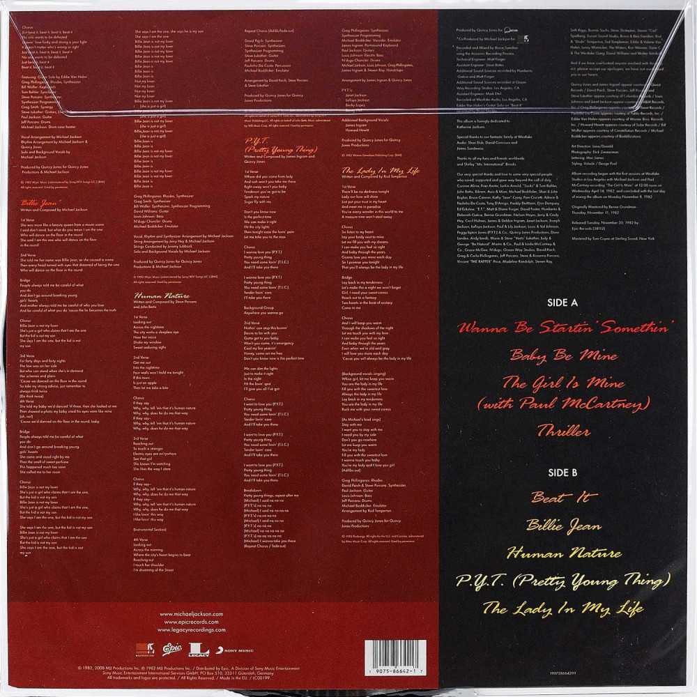 Michael Jackson - Thriller (Picture Vinyl) (LP)
