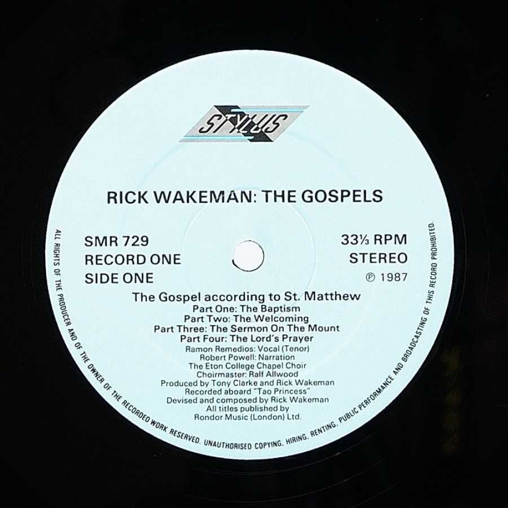 Rick Wakeman - The Gospels (G/F) (2 LP)
