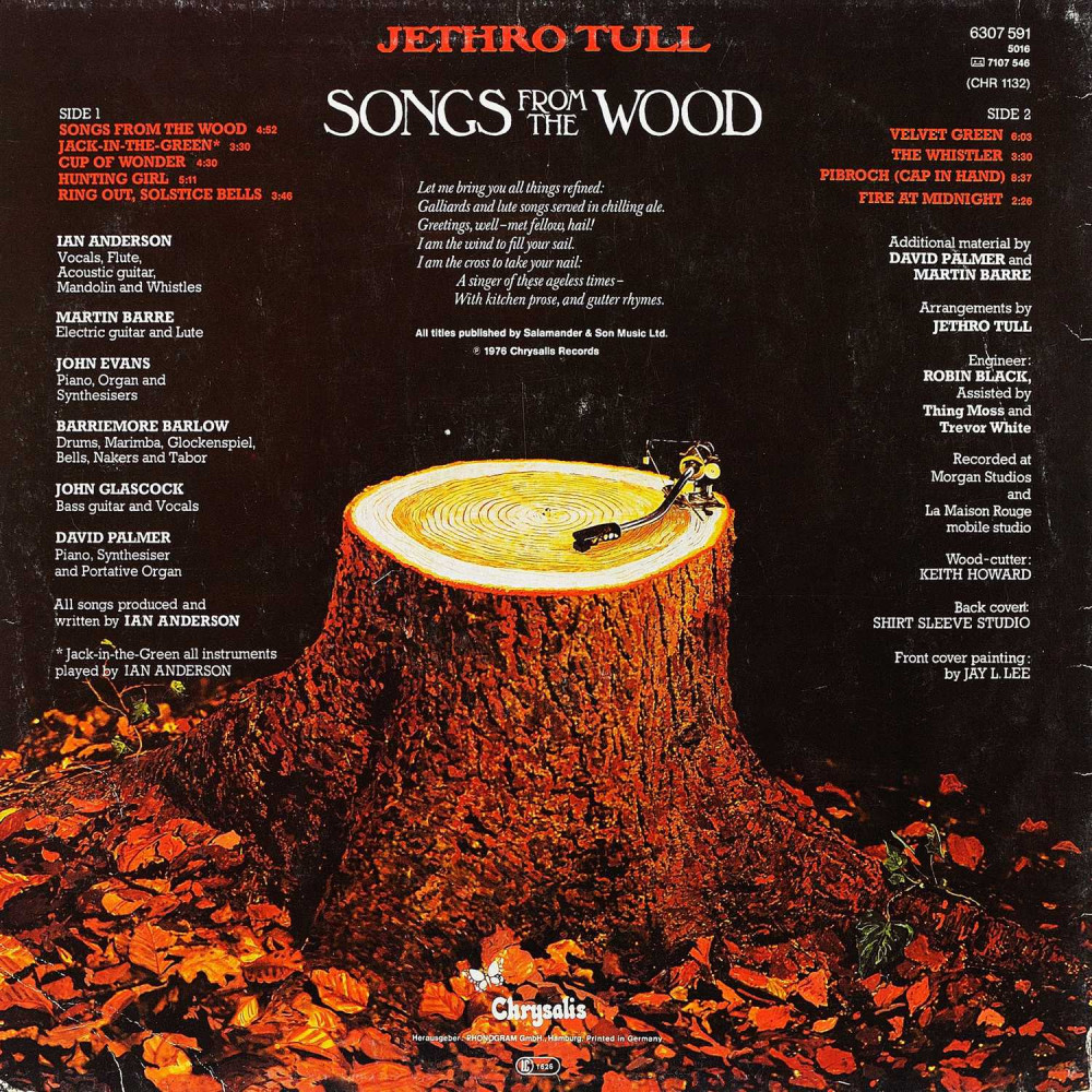 Jethro Tull, Songs From The Wood (LP)