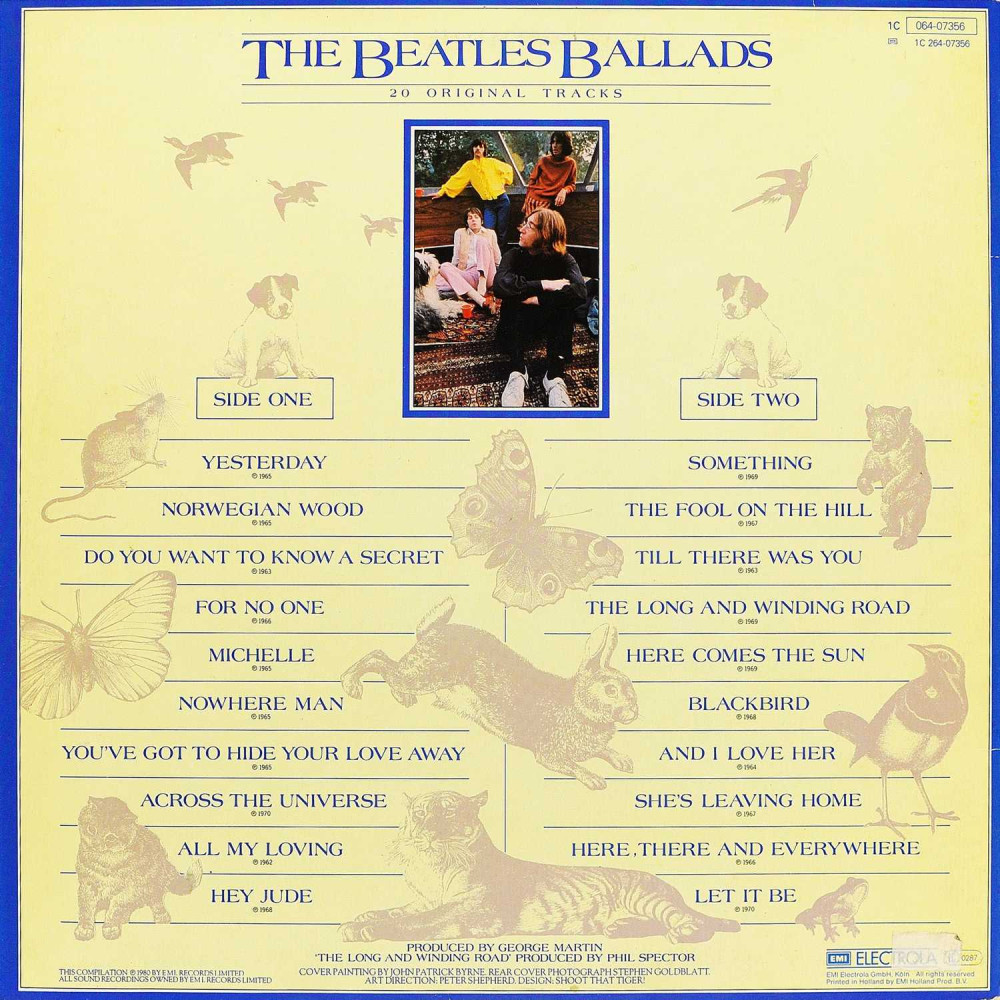 The Beatles, The Beatles Ballads 20 Original Tracks (1St Press) (LP)