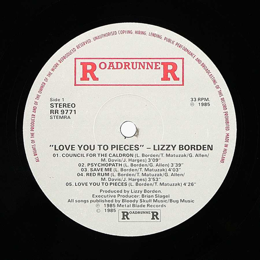 Lizzy Borden, Love You Pieces (Ins.) (LP)