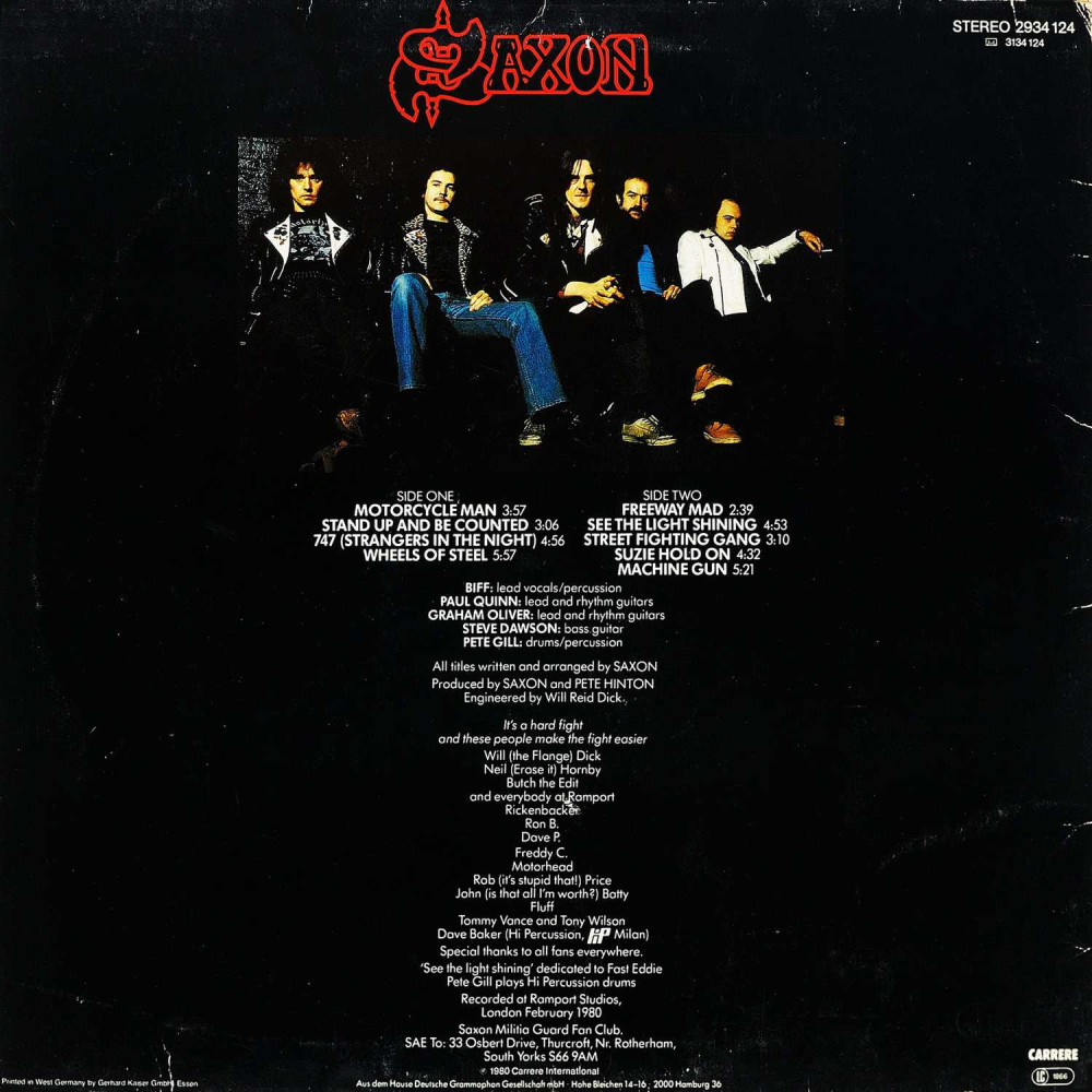 Saxon, Wheels Of Steel (1St Press) (LP)