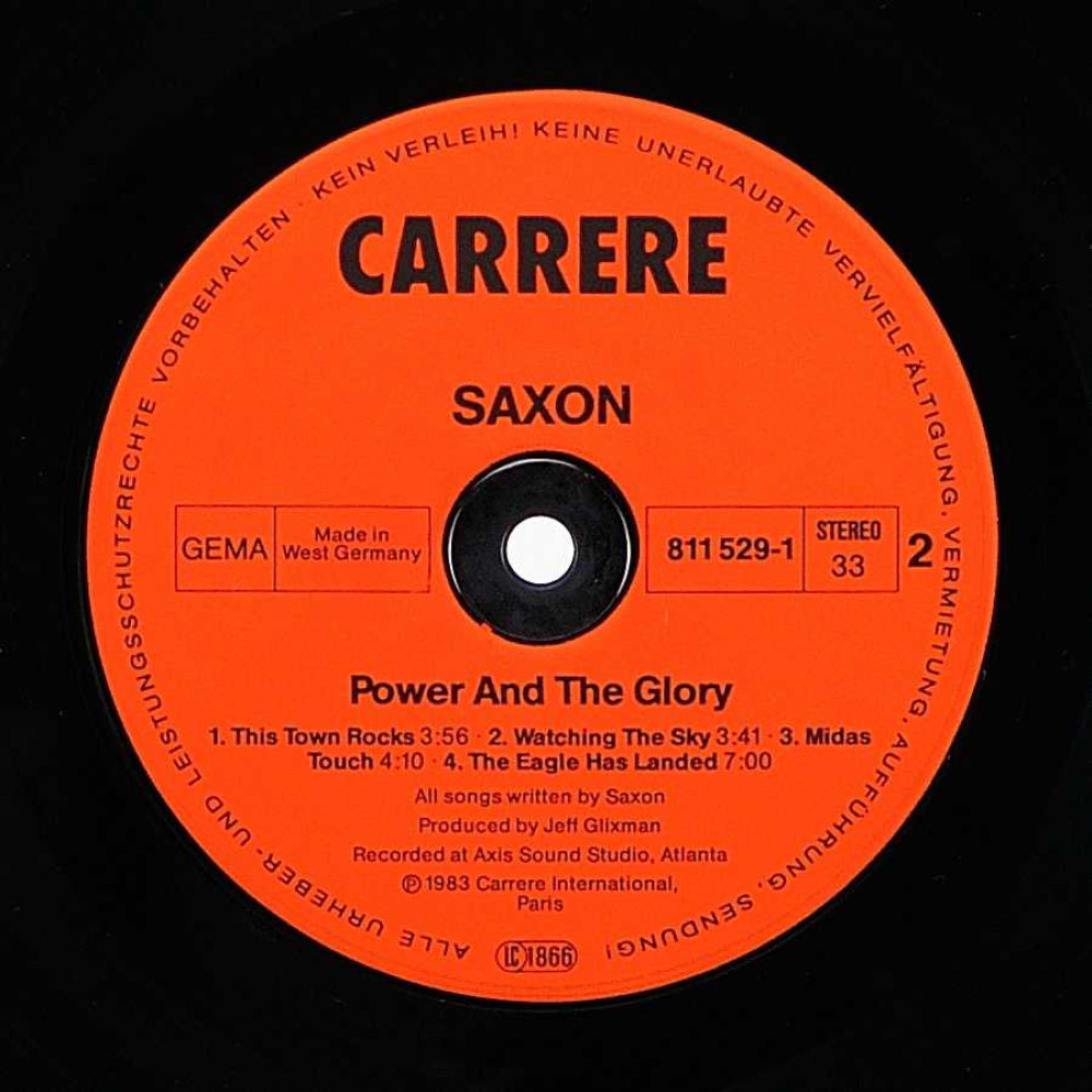 Saxon, Power & The Glory (1St Press) (LP)