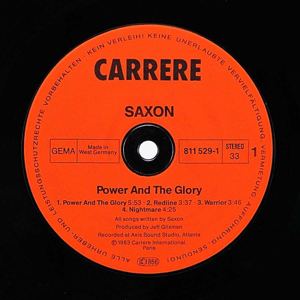Saxon, Power & The Glory (1St Press) (LP)