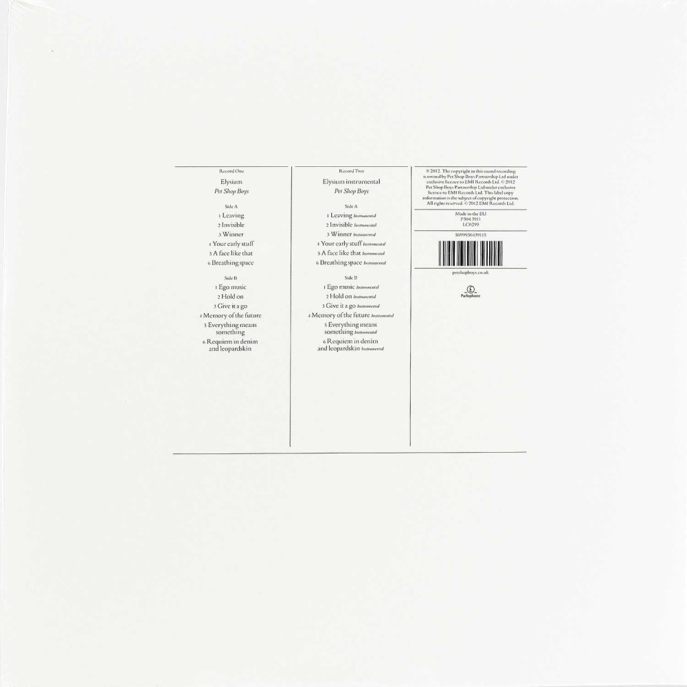 Pet Shop Boys - Elysium (2 LP)