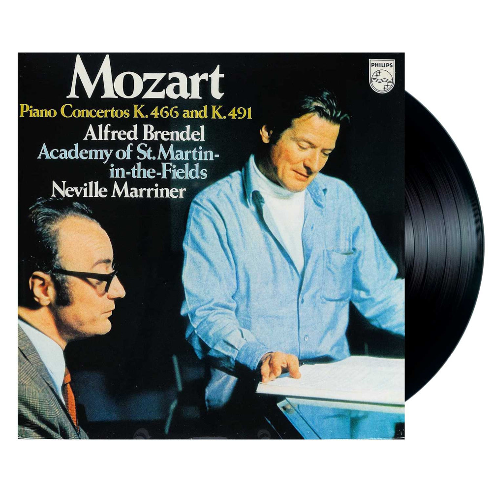 Mozart - Alfred Brendel, Academy Of St. Martin-In-The-Fields, Neville Marriner – Piano Concertos K.466 And K.491 (LP)