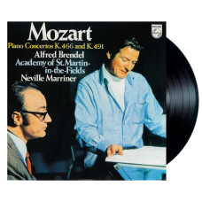 Mozart - Alfred Brendel, Academy Of St. Martin-In-The-Fields, Neville Marriner – Piano Concertos K.466 And K.491 (LP)