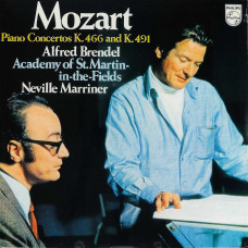 Mozart, Piano Concertos Nos.20 & 24 (Alfred Brendel, Academy Of St.martin-In-The-Fields Directed By Neville Marriner) (1974) (180G Pressing) (LP)