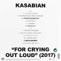 Kasabian - For Crying Out Loud (2017) (LP)