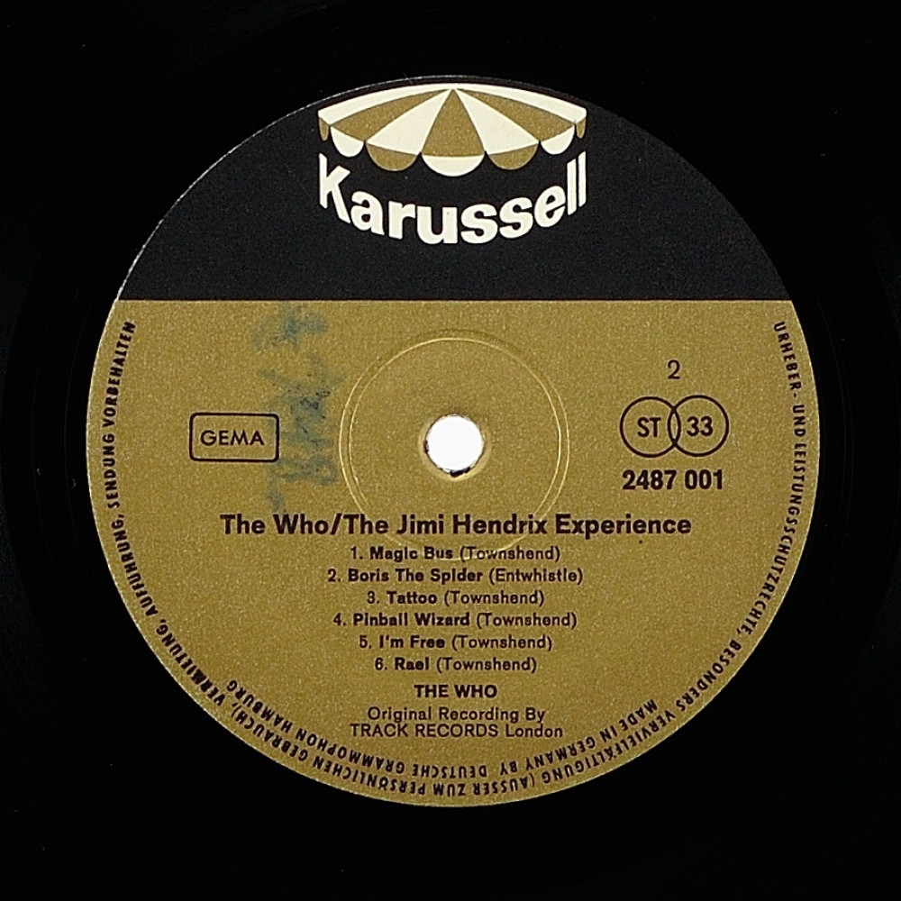 The Who & The Jimi Hendrix Experience - The Who & The Jimi Hendrix Experience (1St Press) (2 LP)