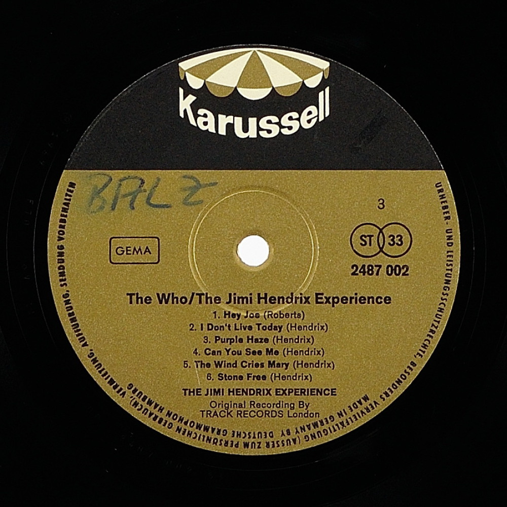The Who & The Jimi Hendrix Experience - The Who & The Jimi Hendrix Experience (1St Press) (2 LP)