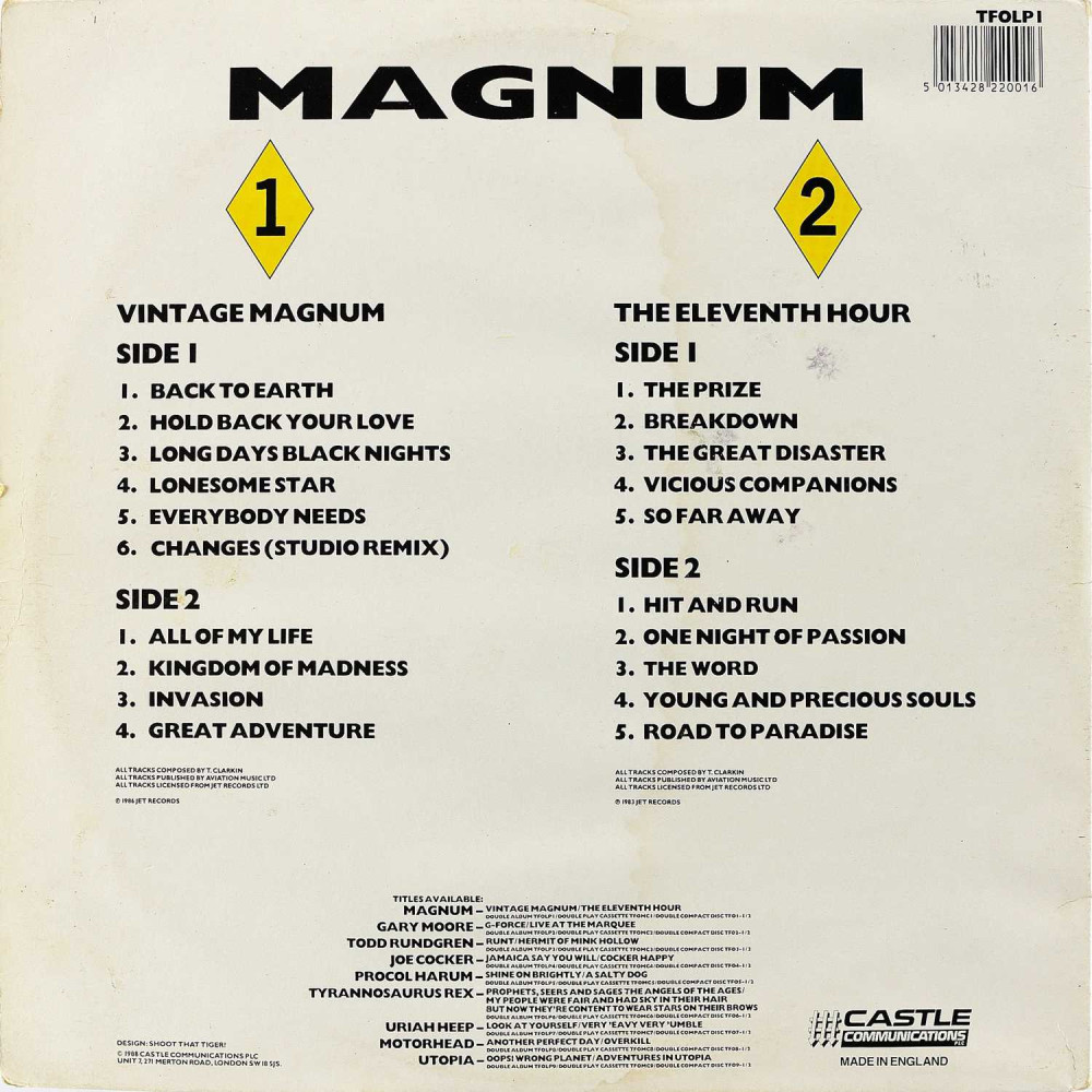 Magnum - Vintage Magnum / The Eleventh Hour (2 LP)