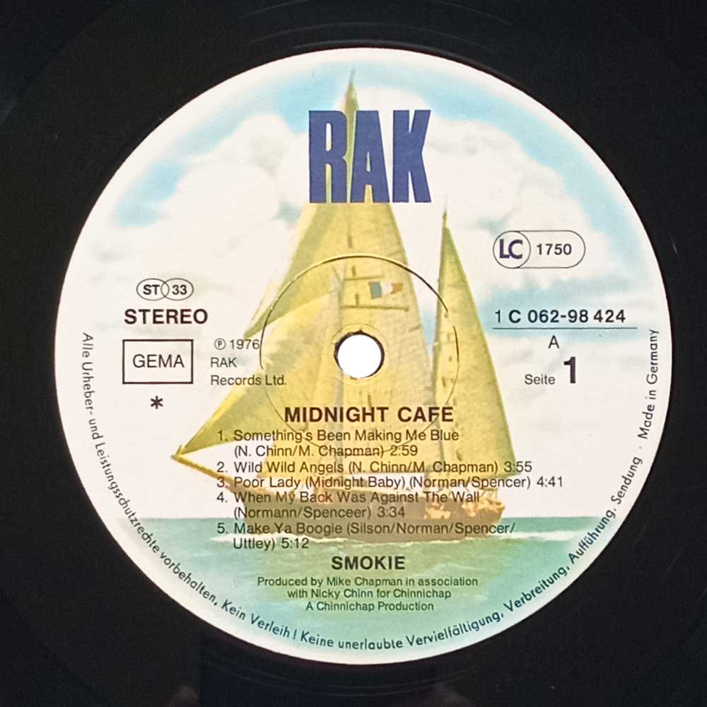 Smokie - Midnight Cafe (1St Press) (LP)