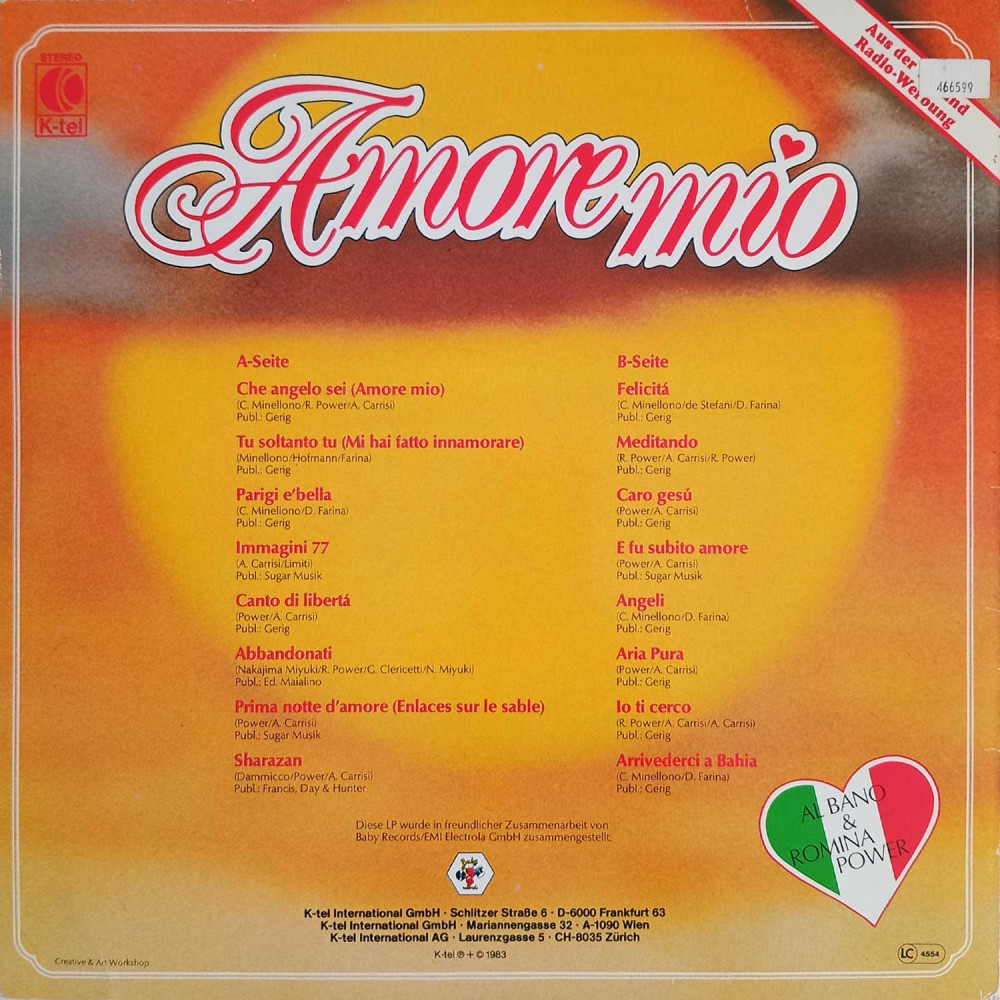 Al Bano & Romina Power - Amore Mio (LP)